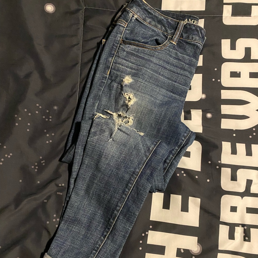 American Eagle high rise jeggings size 8